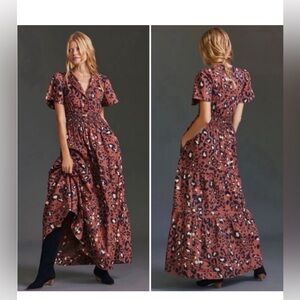 Maeve by Anthropologie Leopard Print Dress - Size M